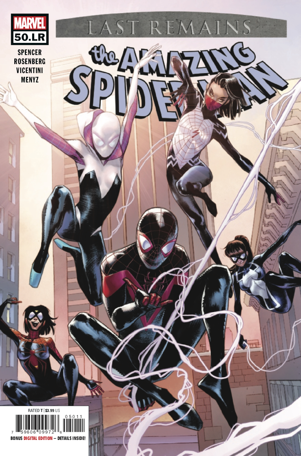 Amazing Spider-Man #50.LR, copertina di Sara Pichelli