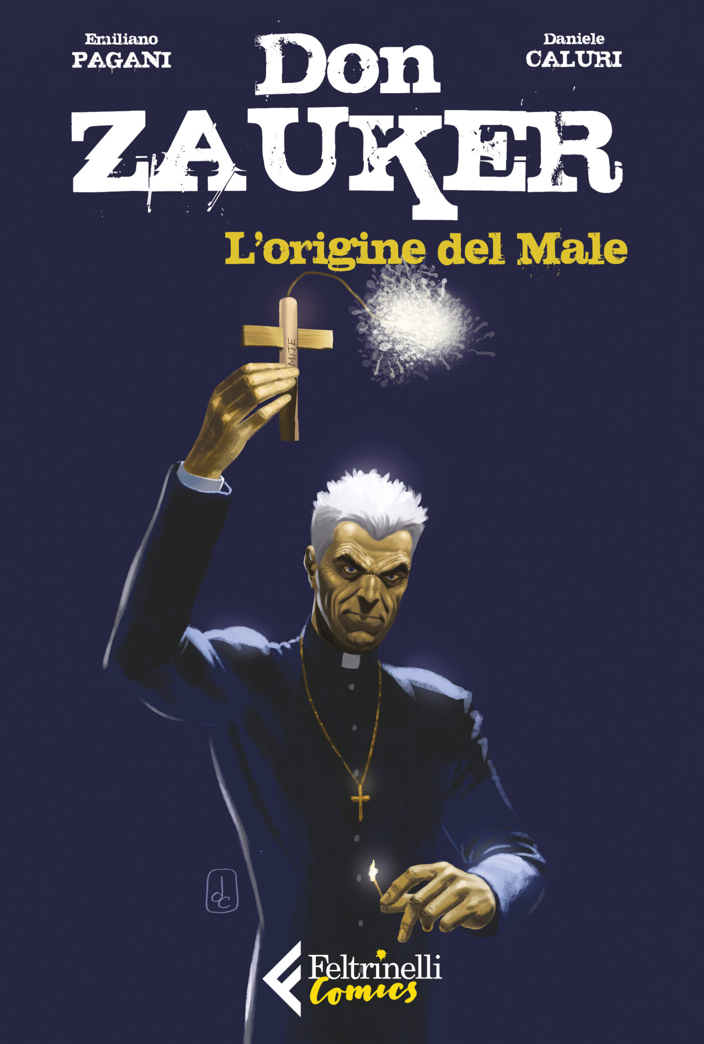 Don Zauker: Le origini del male, copertina di Daniele Caluri