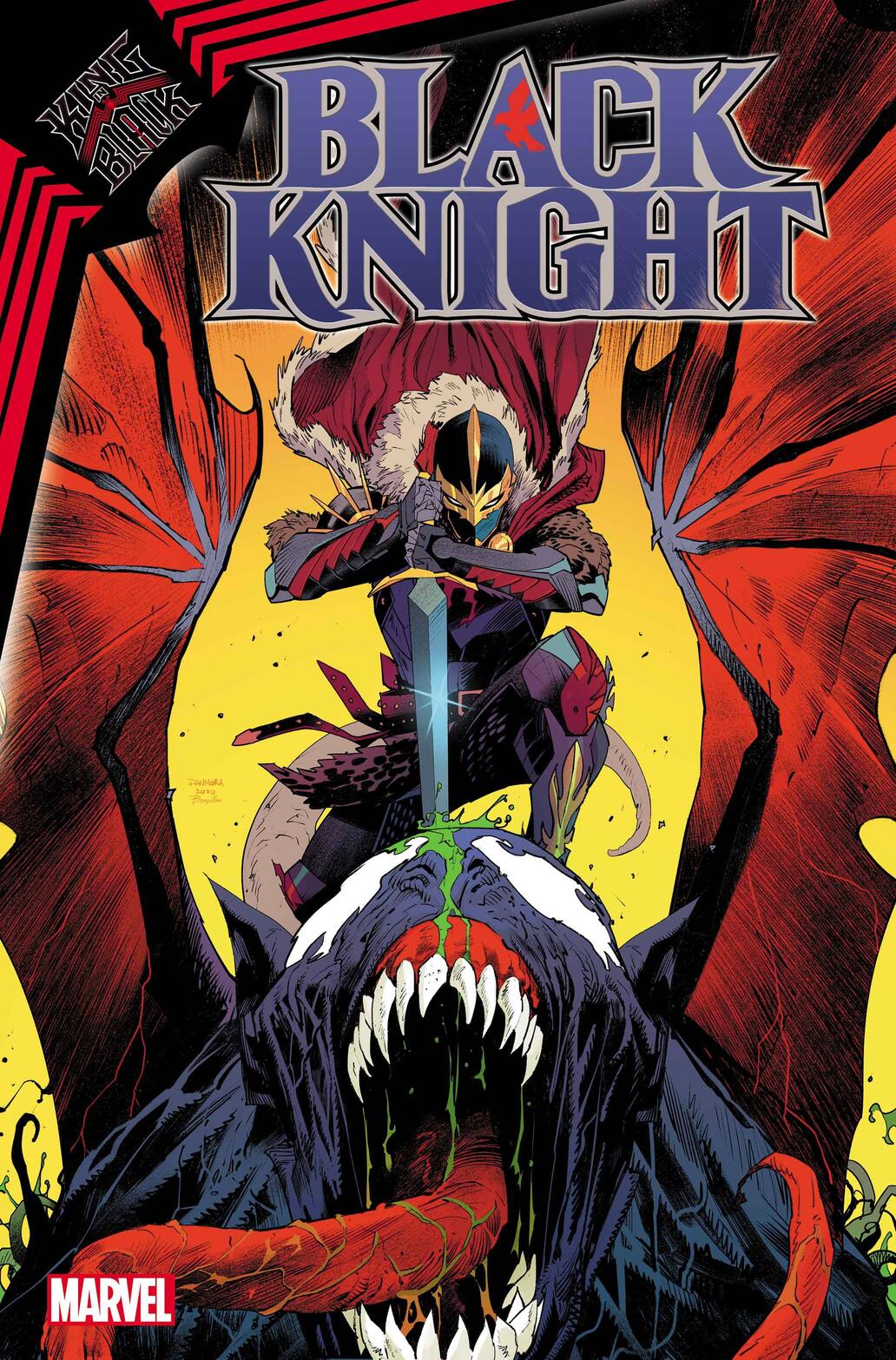 King in Black: Black Night #1, copertina di Dan Mora