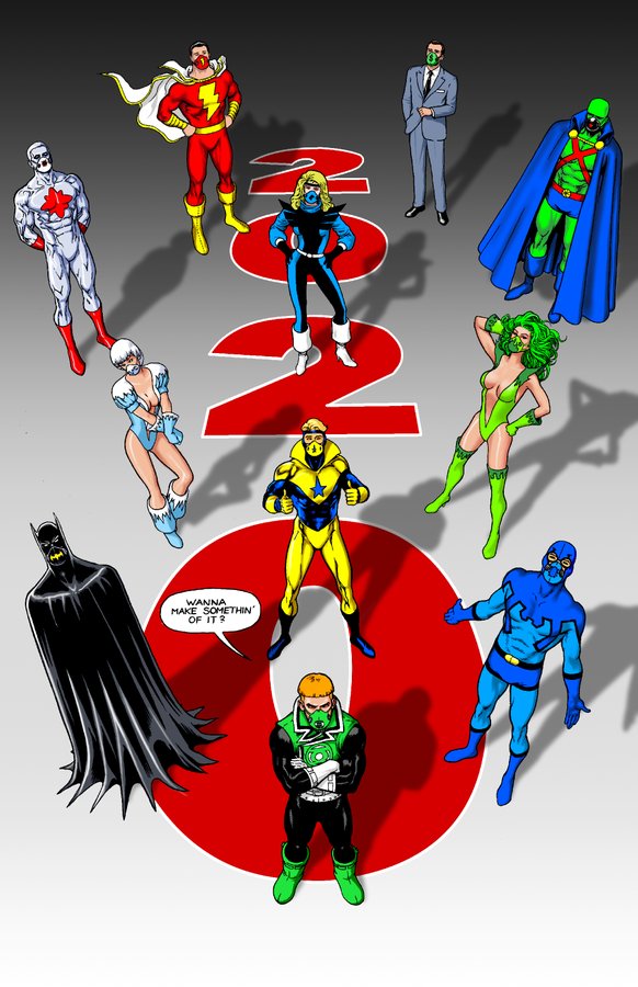 Justice League International, illustrazione di Kevin Maguire