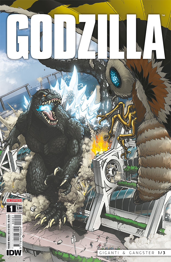 Godzilla 1, copertina