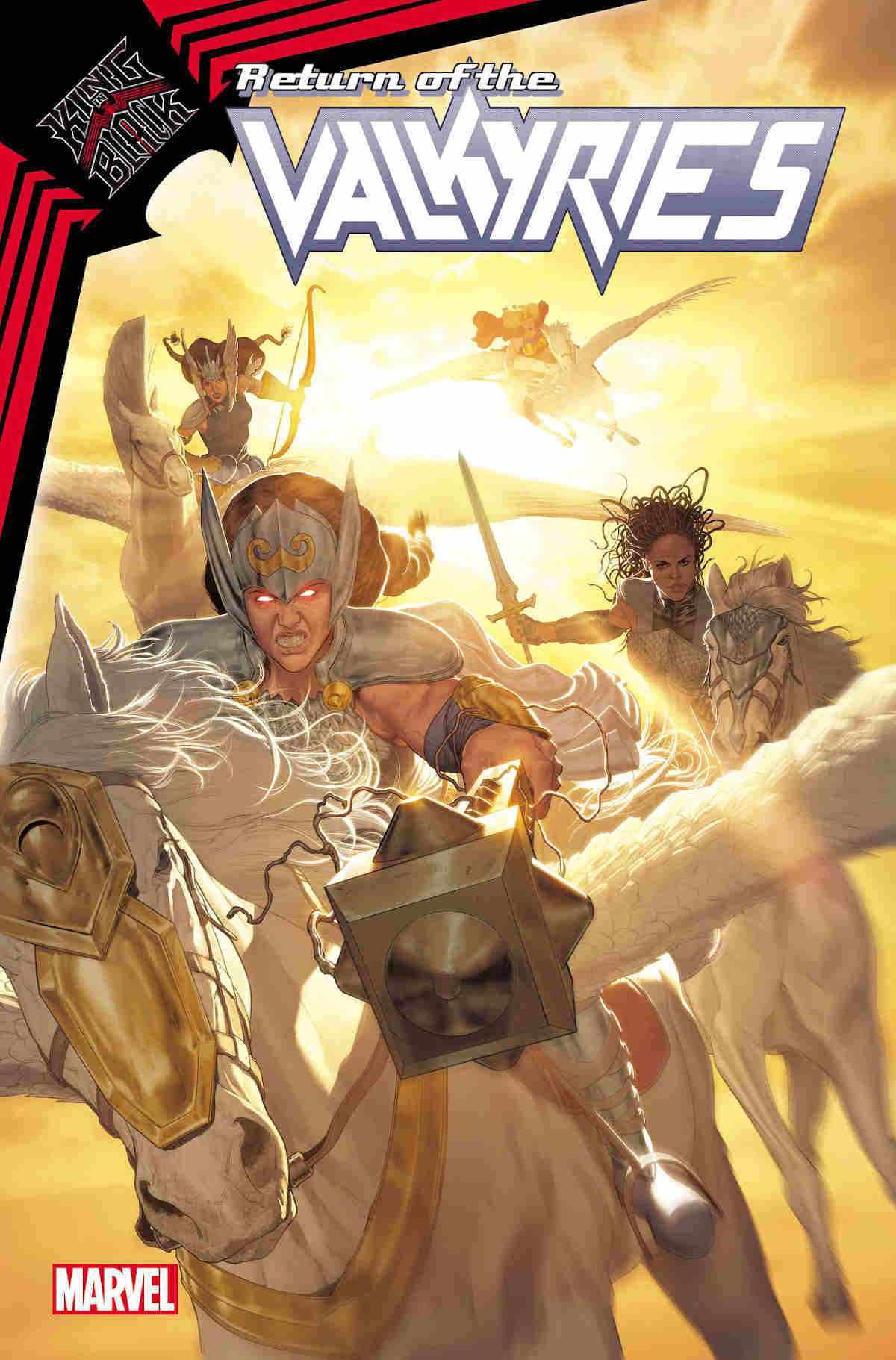 King in Black: Return of the Valkyries #1, copertina di Mattia De Iulis