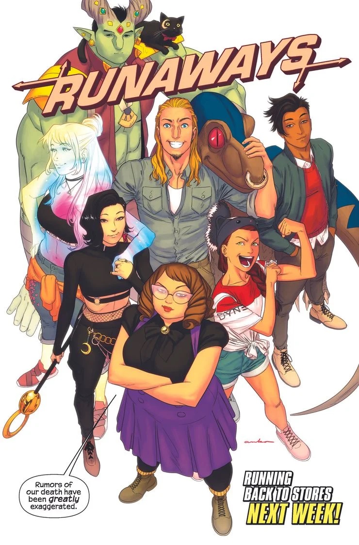 Runaways #32, teaser