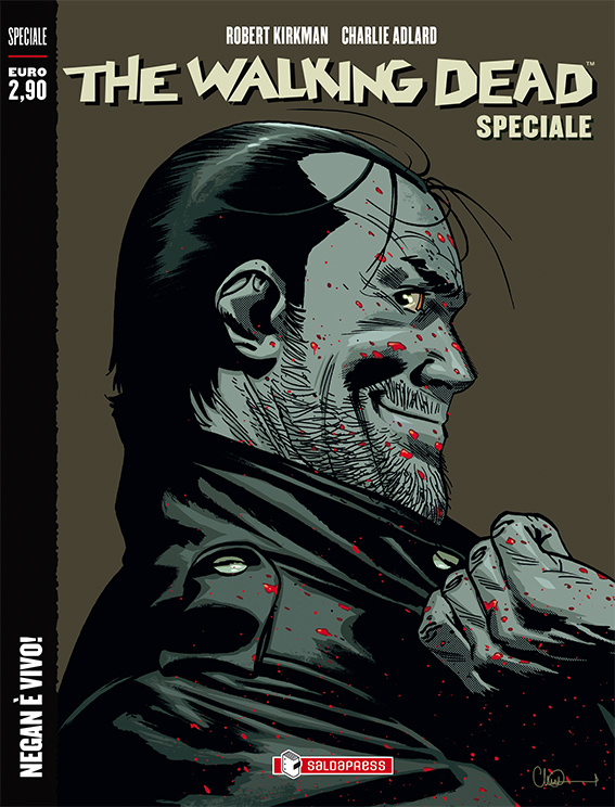 The Walking Dead: Negan è vivo!, copertina di Charlie Adlard