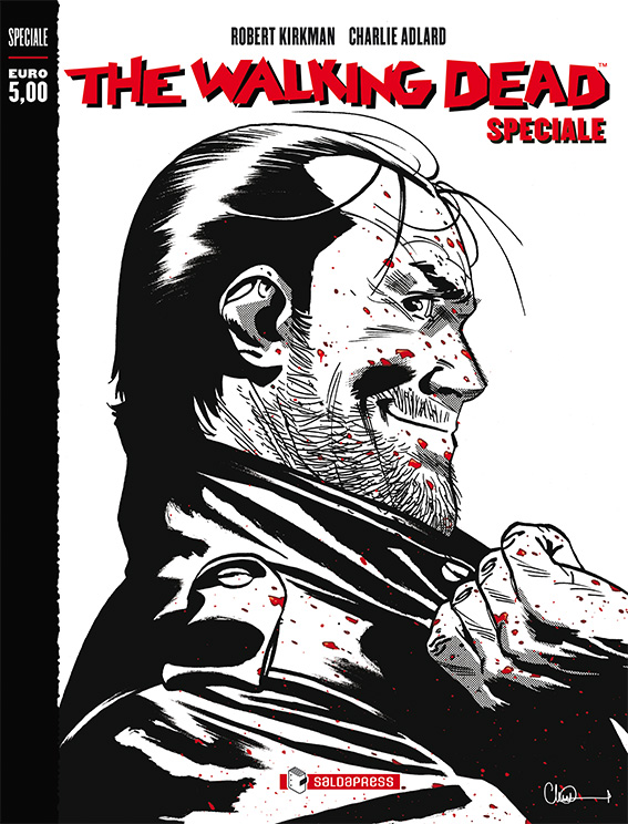 The Walking Dead: Negan è vivo!, copertina variant di Charlie Adlard