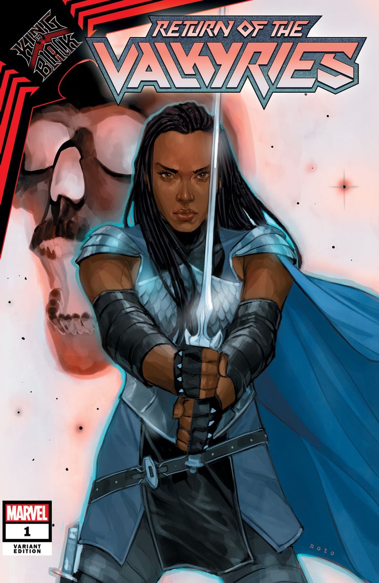 King in Black: Return of the Valkyries #1, variant cover di Phil Noto