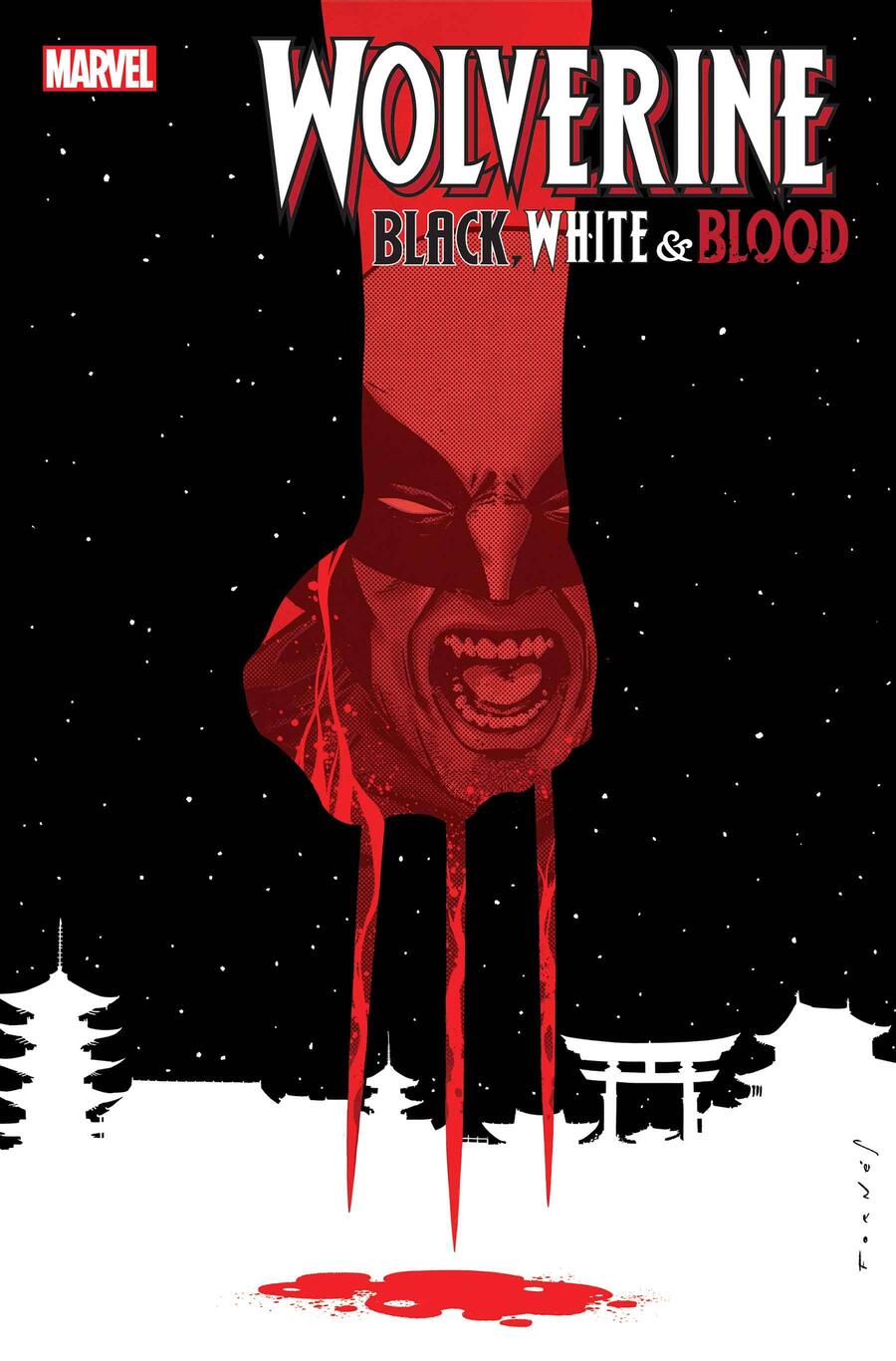 Wolverine: Black, White & Blood #3, copertina di Jorge Fornés