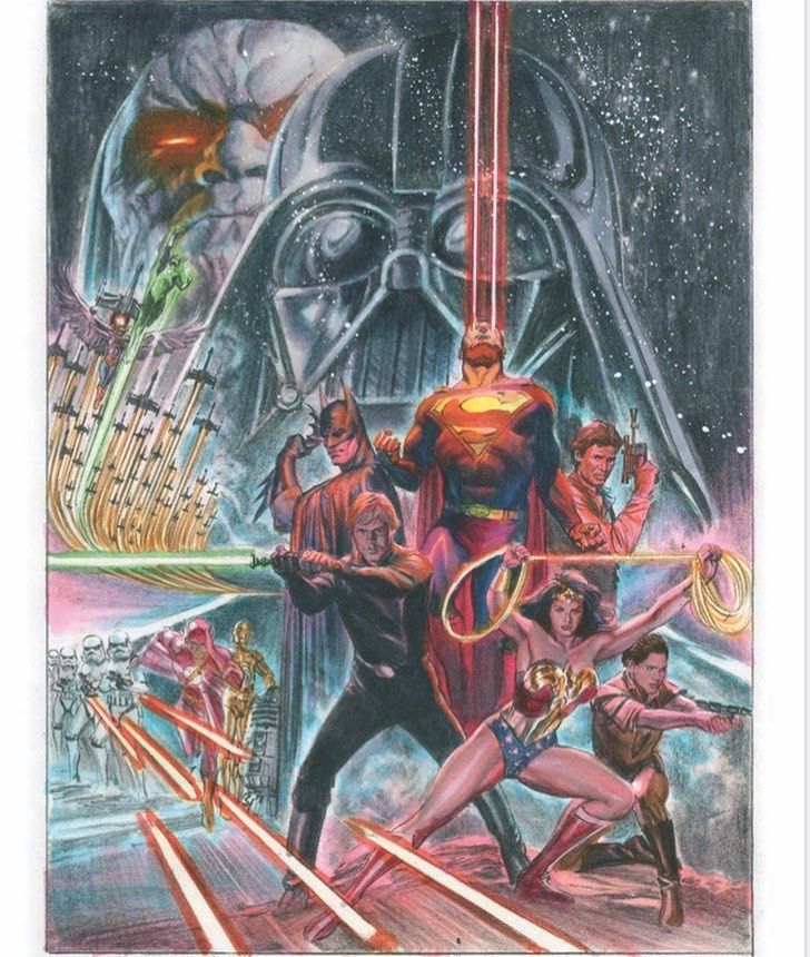 Star Wars/Justice League, illustrazione di Alex Ross