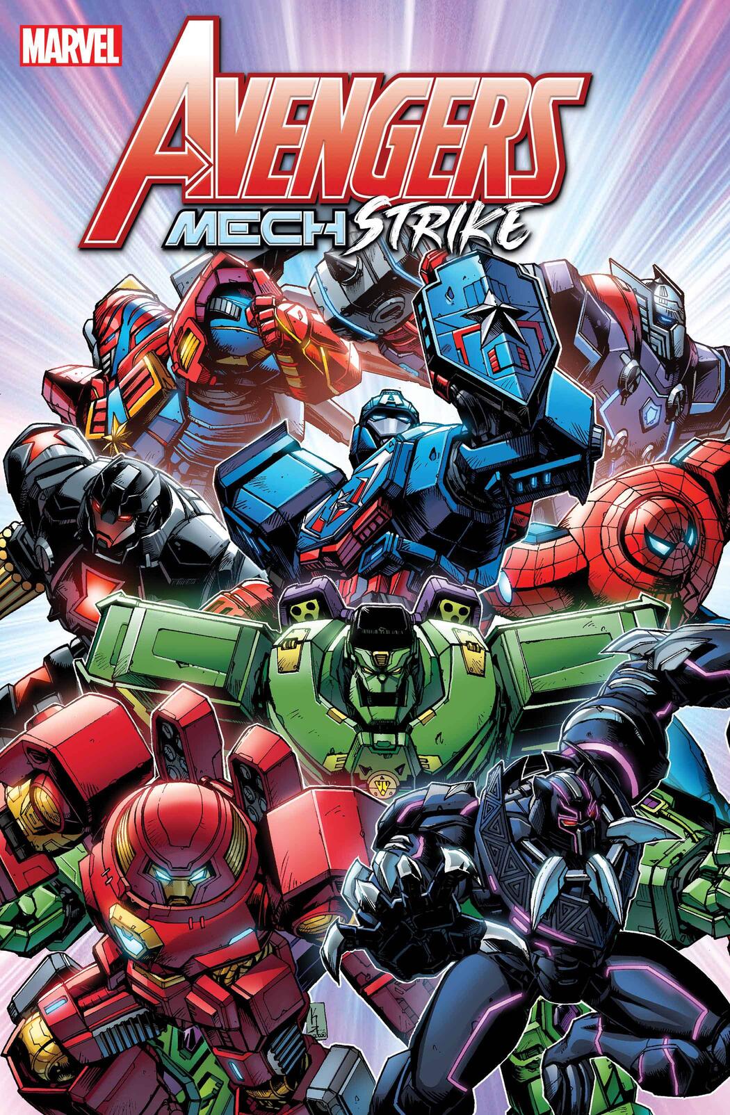 Avengers Mech Strike #1, copertina di Kei Zama