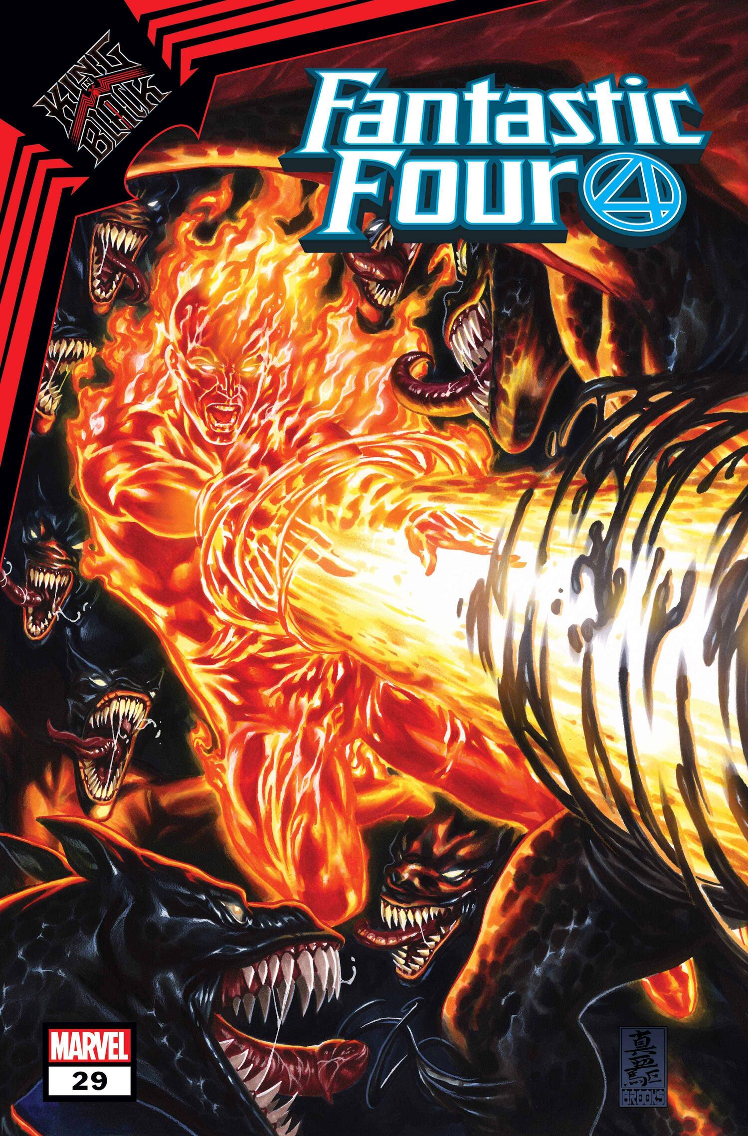 Fantastic Four #29, copertina di Mark Brooks