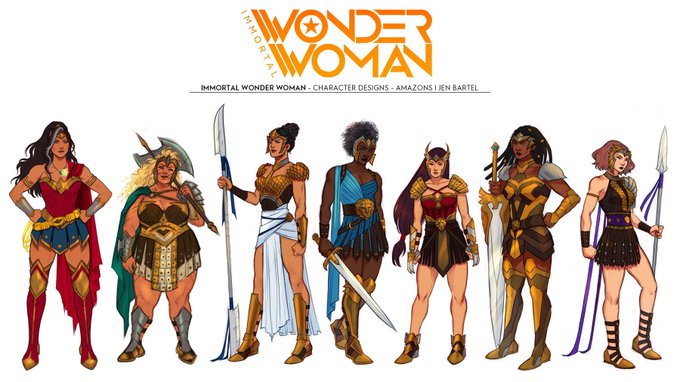 Immortal Wonder Woman, character design di Jen Bartel