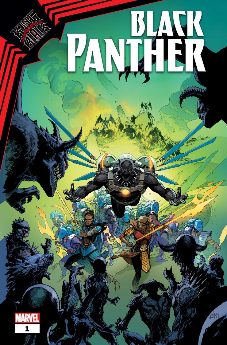 King in Black: Black Panther #1, copertina di Leinil Francis Yu