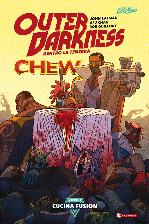 Outer Darkness/Chew: Cucina Fusion, copertina di Afu Chan