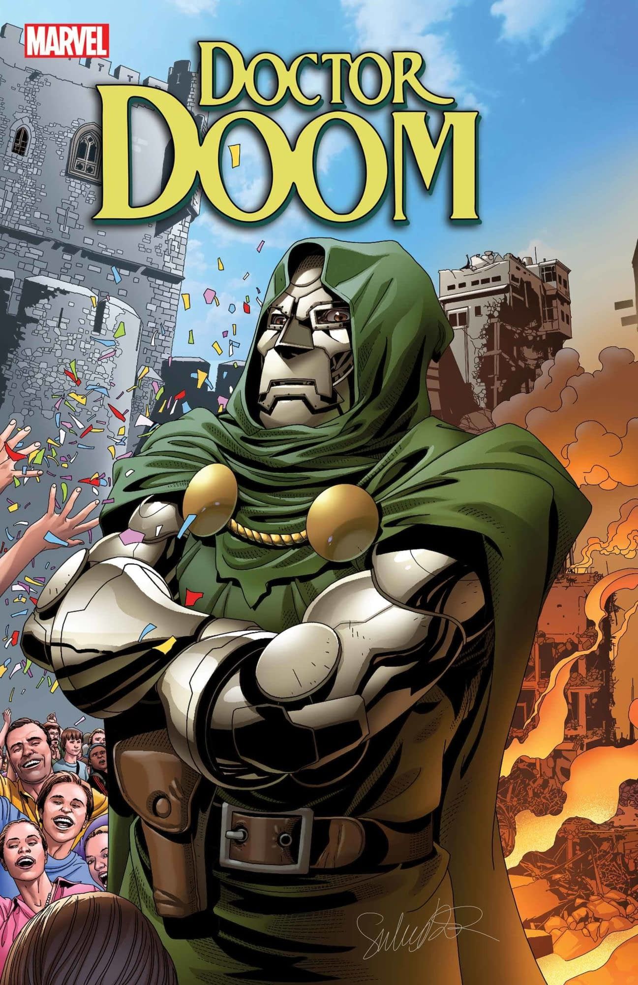 Doctor Doom #10, copertina di Salvador Larroca