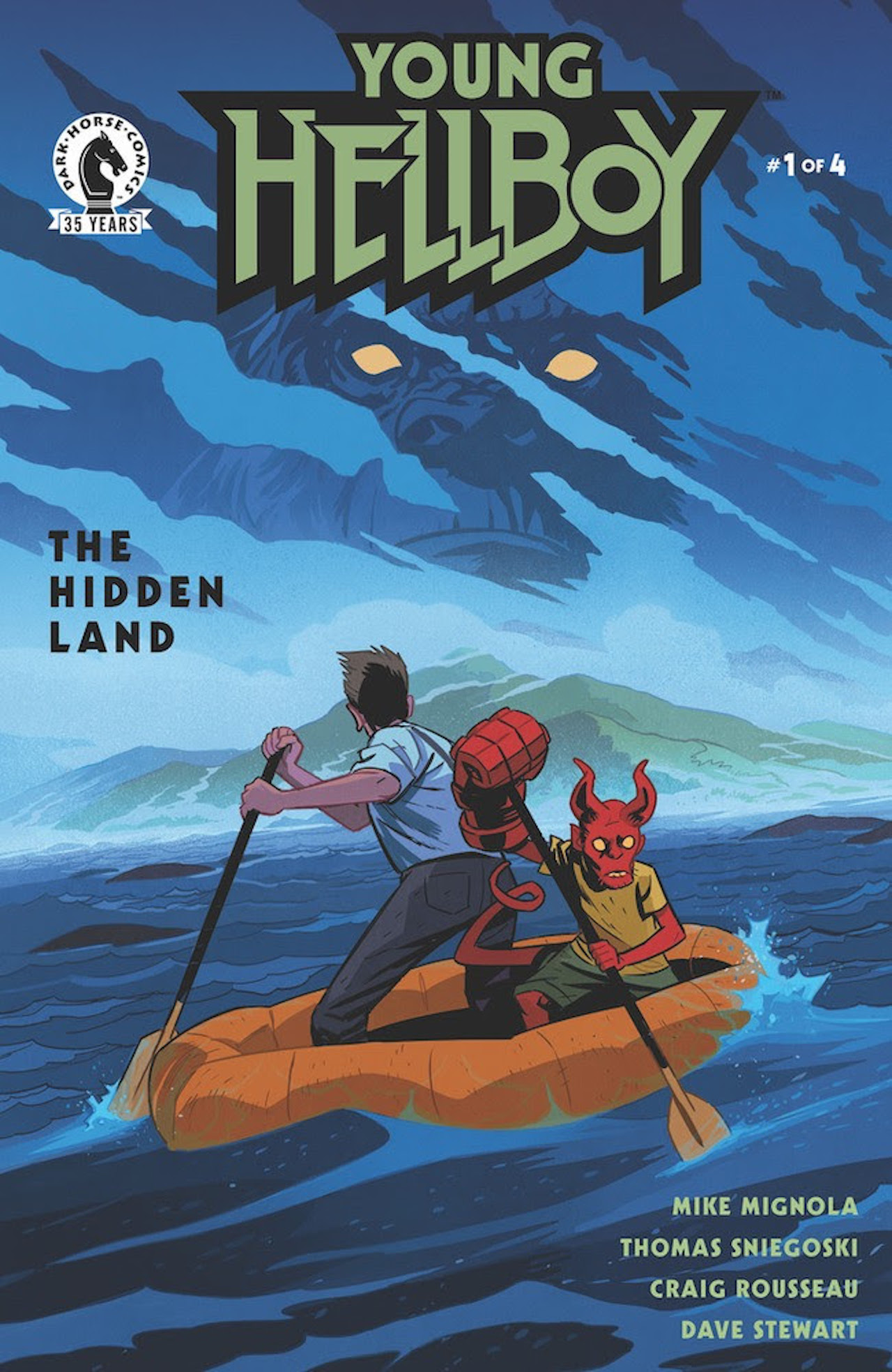 Young Hellboy: The Hidden Land, copertina di Matt Smith