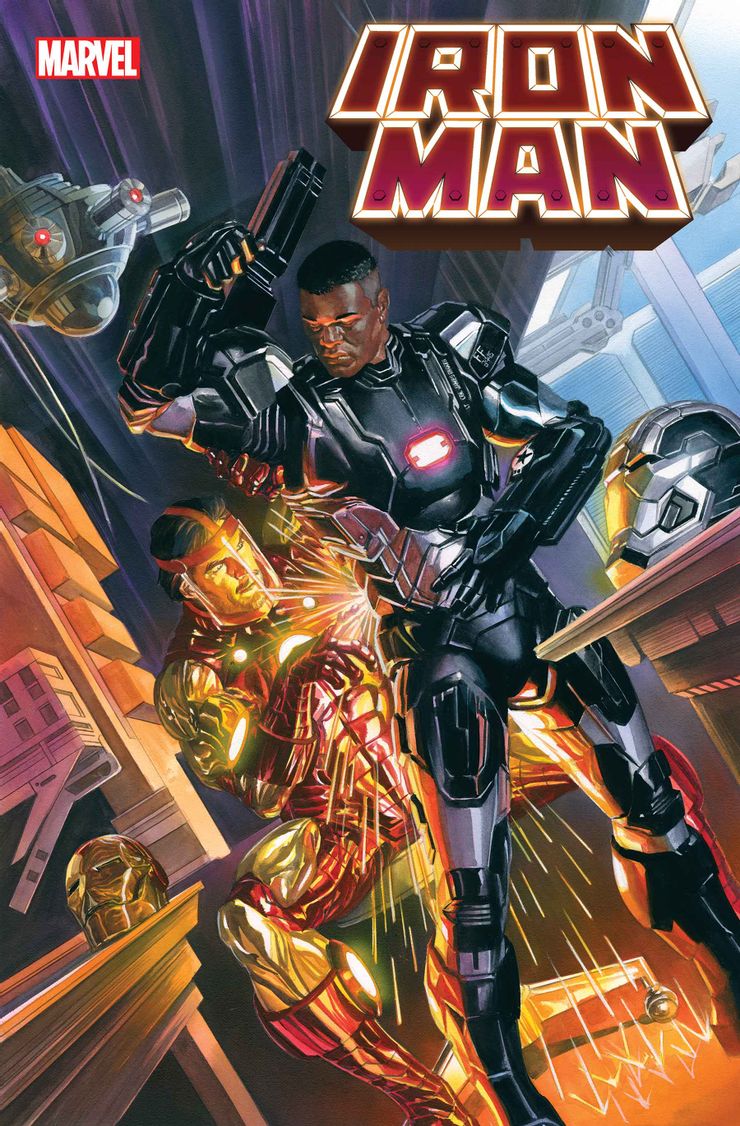 Iron Man #7, copertina di Alex Ross