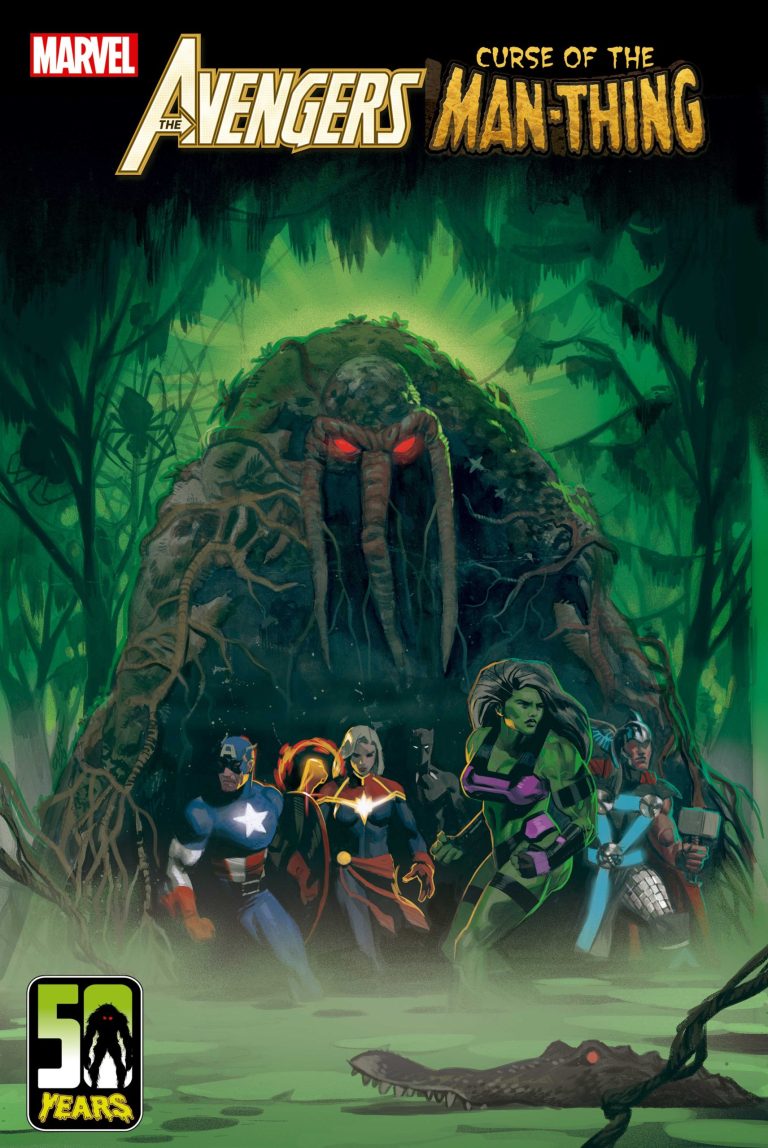 Avengers: Curse of the Man-Thing 1, copertina di Daniel Acuna