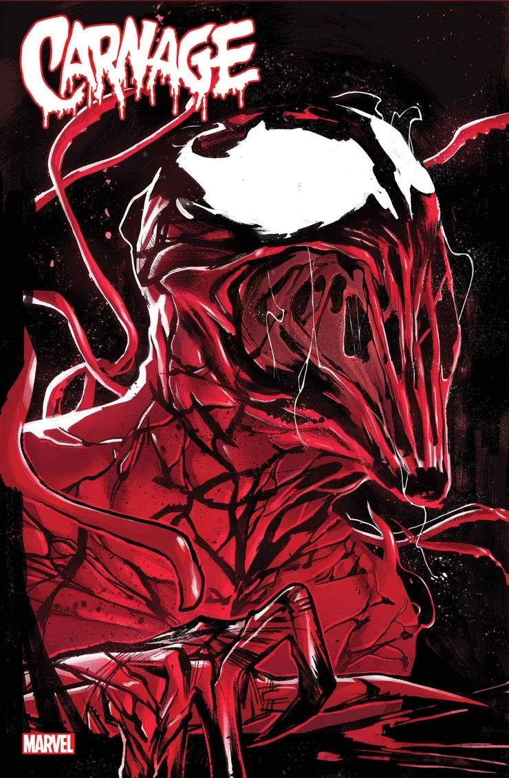 Carnage: Black, White & Blood #1, copertina di Sara Pichelli