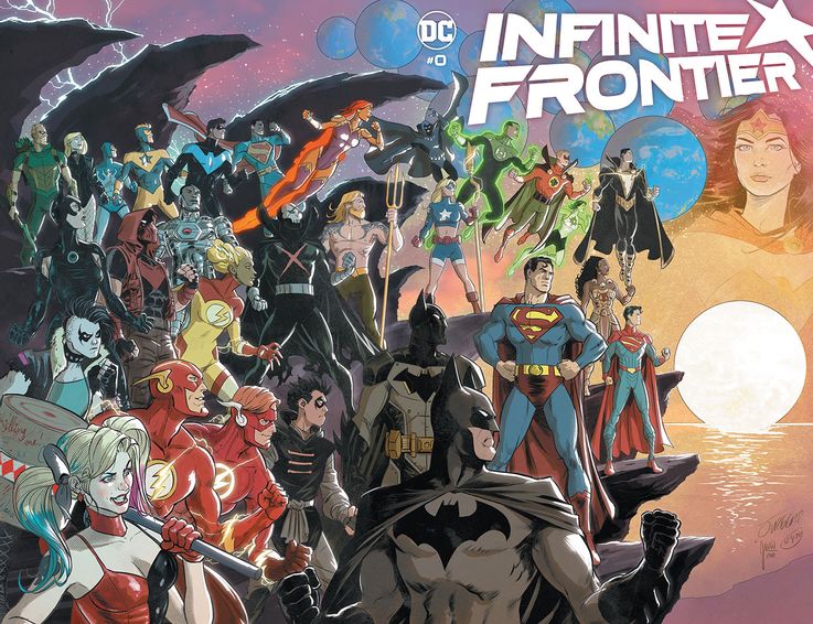 Infinite Frontier #0, copertina di Dan Jurgens e Mikel Janin