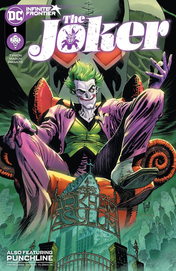 Joker #1, copertina di Guillerm March