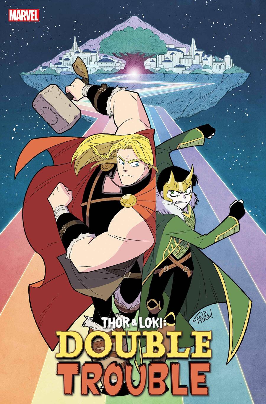 Thor & Loki: Double Trouble #1, copertina di Gurihiru