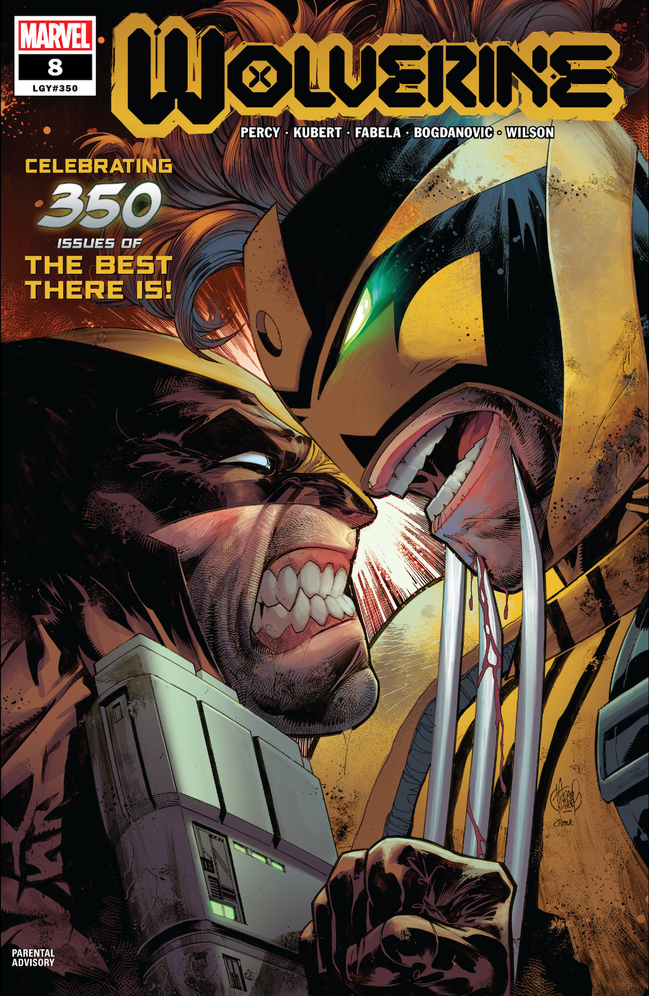 Wolverine #350, copertina di Adam Kubert