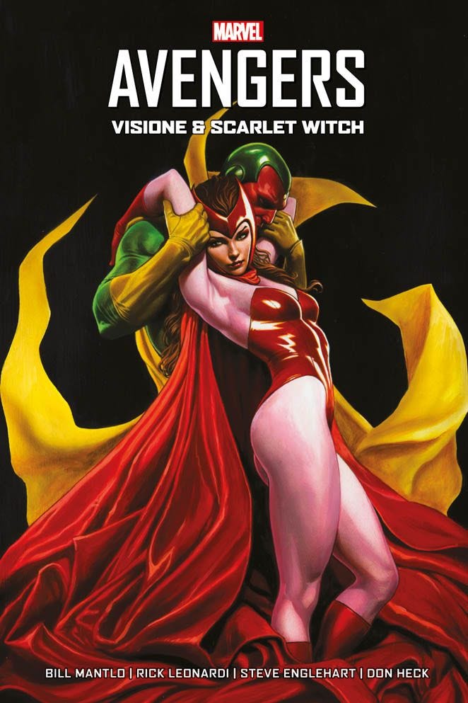 Avengers: Visione e Scarlet Witch, copertina di Adi Granov