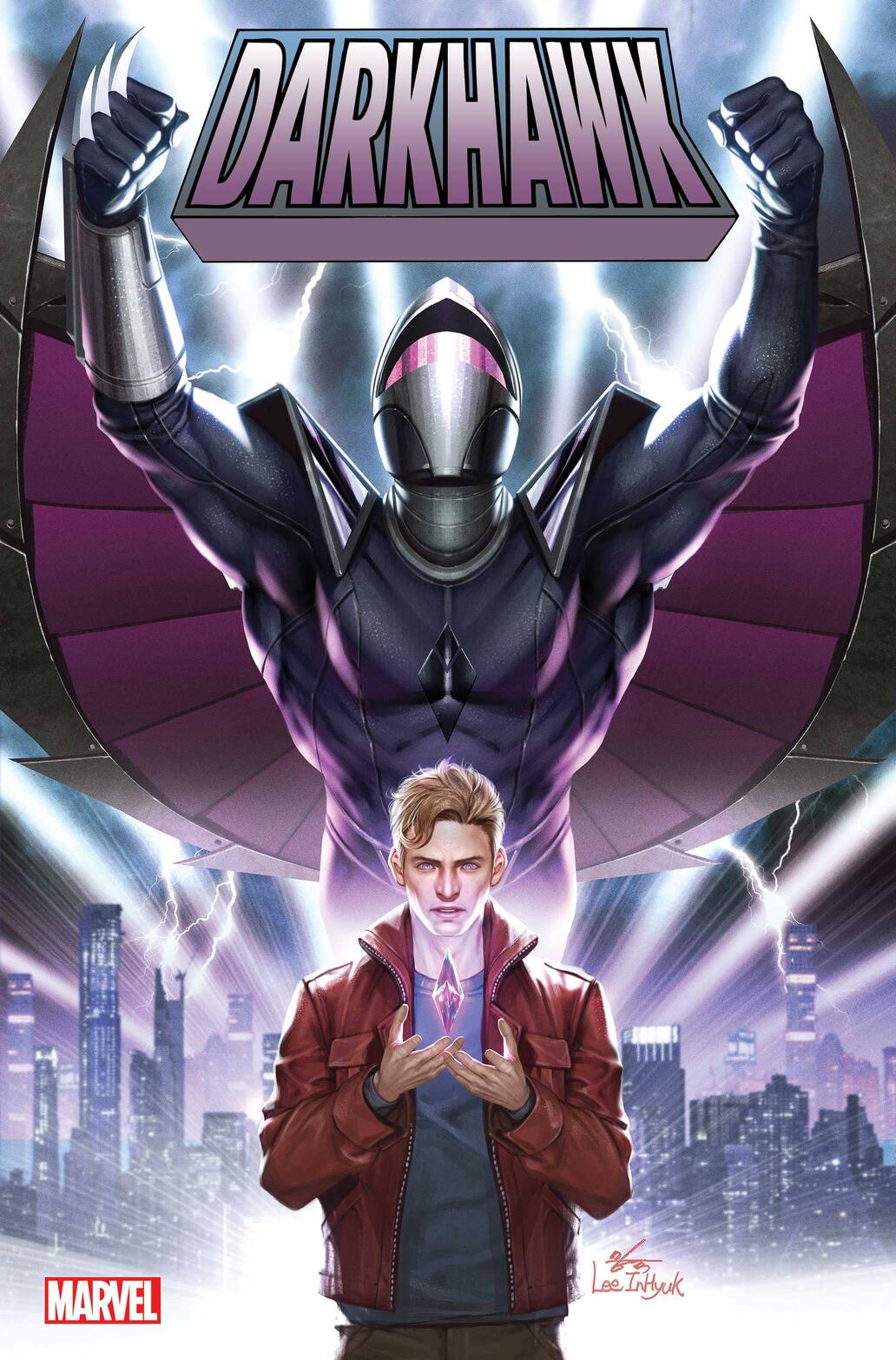 Darkhawk: Heart of the Hawk #1, copertina di Lee Inhyuk