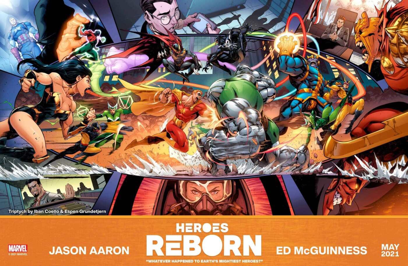 Heroes Reborn, illustrazione di Iban Coello