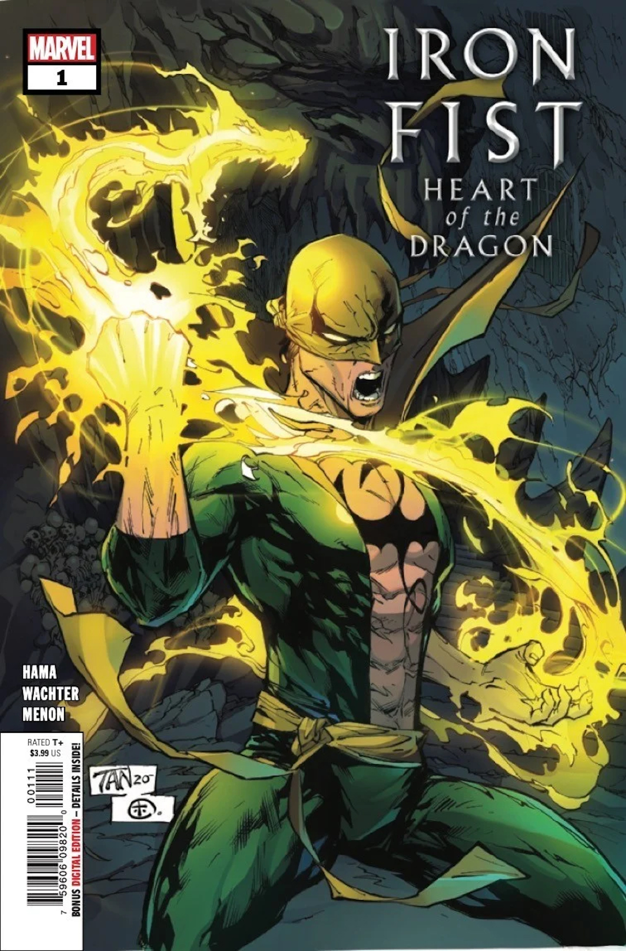 Iron Fist: Heart of the Dragon #1, copertina di Philip Tan