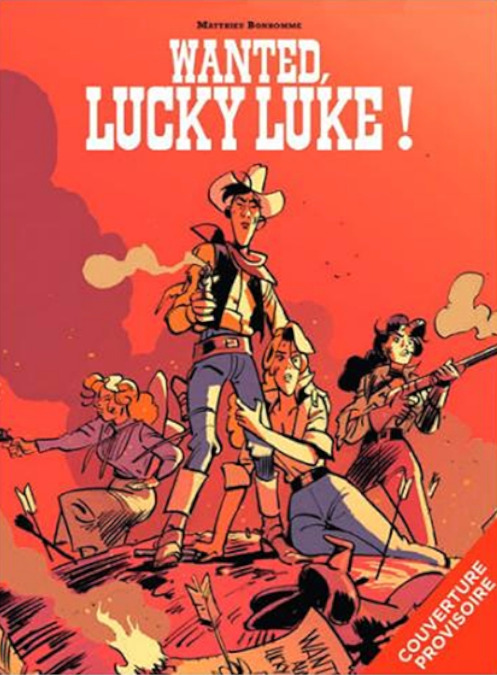 Wanted, Lucky Luke!, copertina di Matthieu Bonhomme