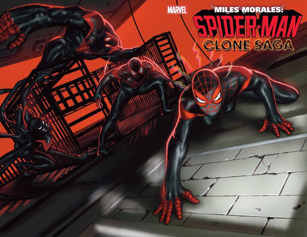 Miles Morales: Spider-Man #25, copertina di Taurin Clarke