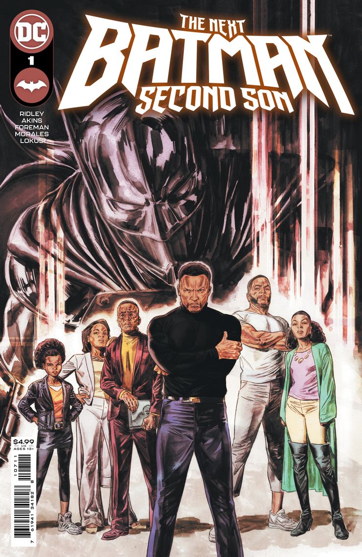 The Next Batman: Second Son #1, copertina di Doug Braithwaite