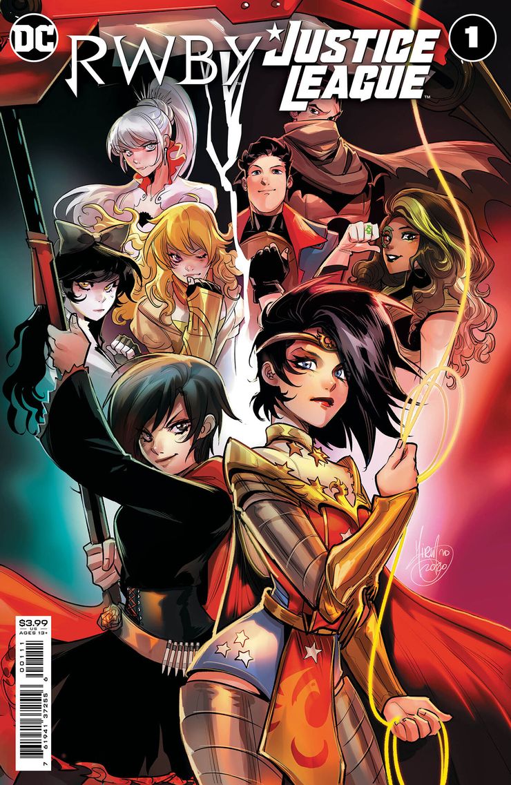 RWBY/Justice League #1, copertina di Mirka Andolfo