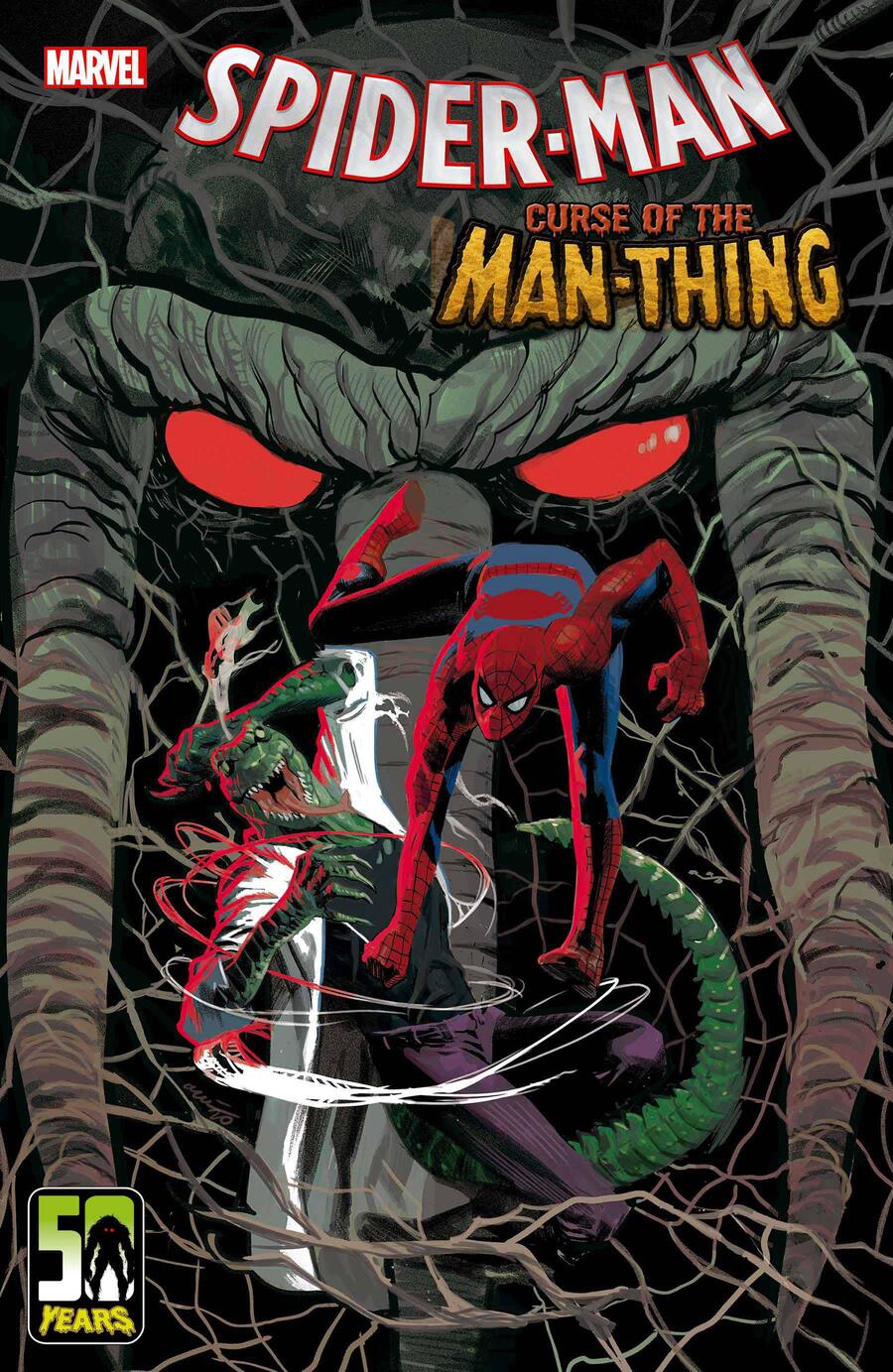 Spider-Man: Curse of the Man-Thing, copertina di Daniel Acuña