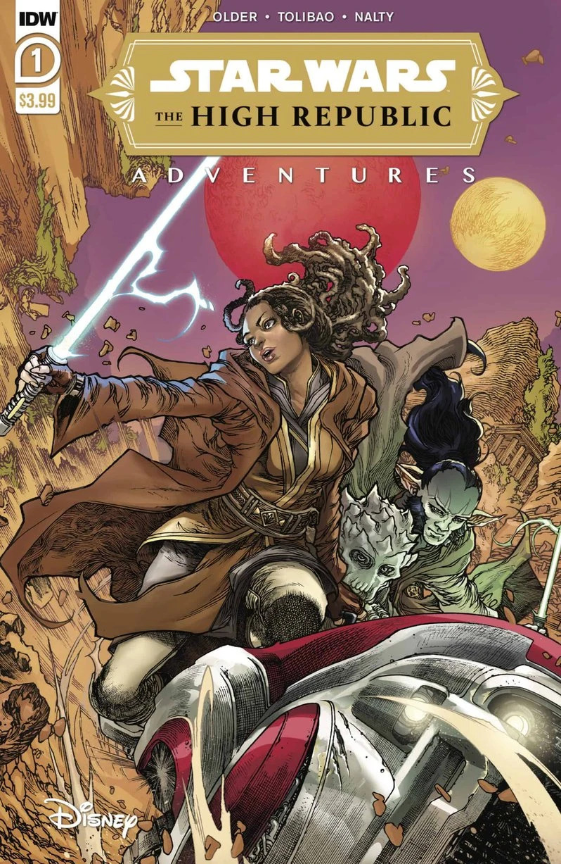 Star Wars: The High Republic Adventures #1, copertina di Harvey Tolibao