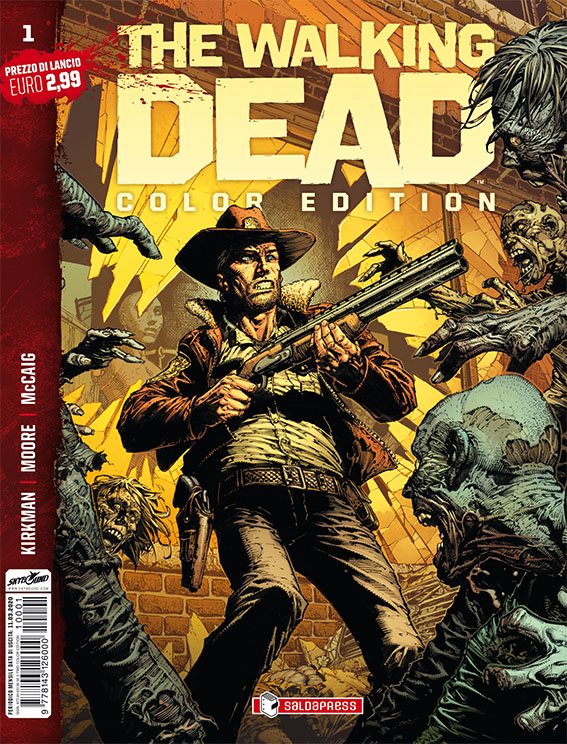 The Walking Dead Color Edition 1, copertina variant di David Finch