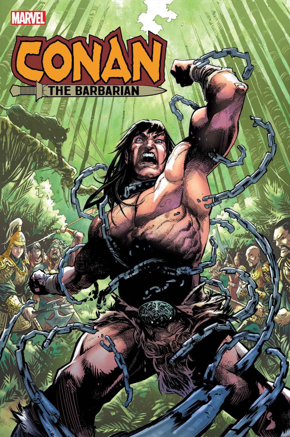 Conan The Barbarian #19, copertina di Geoff Shaw