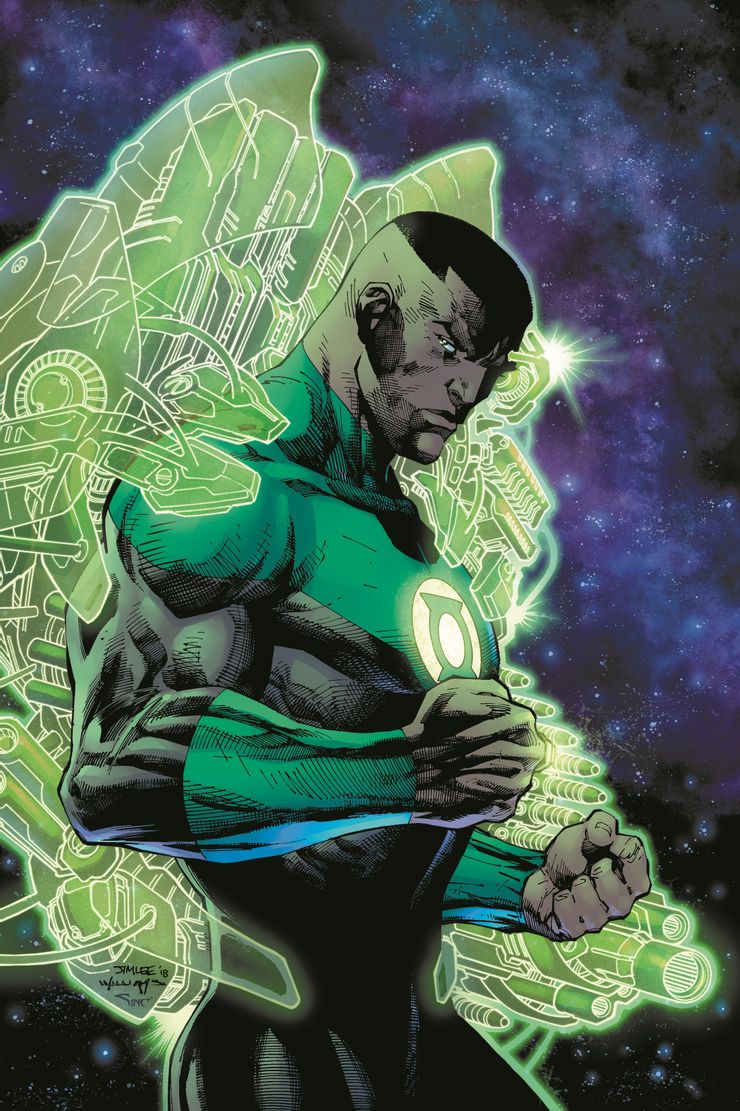 Green Lantern: John Stewart – A Celebration of 50 Years, copertina di Jim Lee