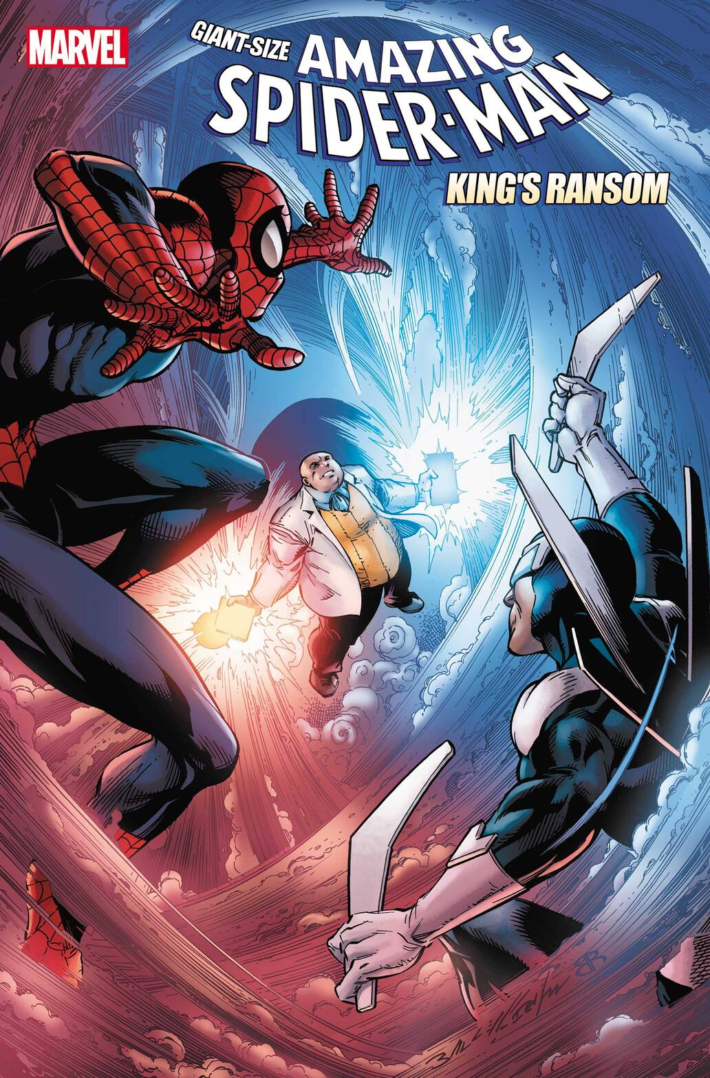 Giant-Size Amazing Spider-Man: King's Ransom #1, copertina di Mark Bagley