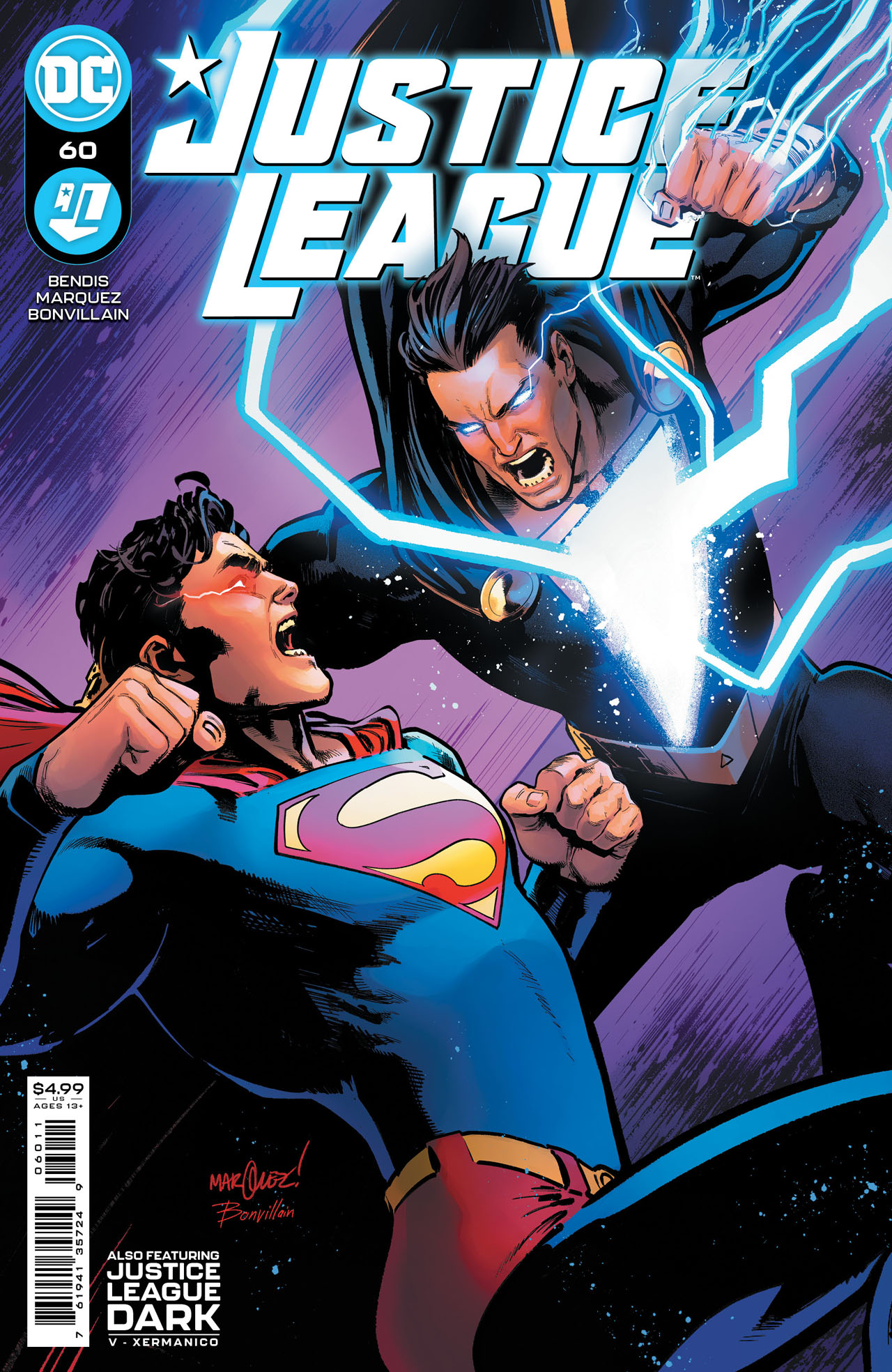 Justice League #60, copertina di David Marquez