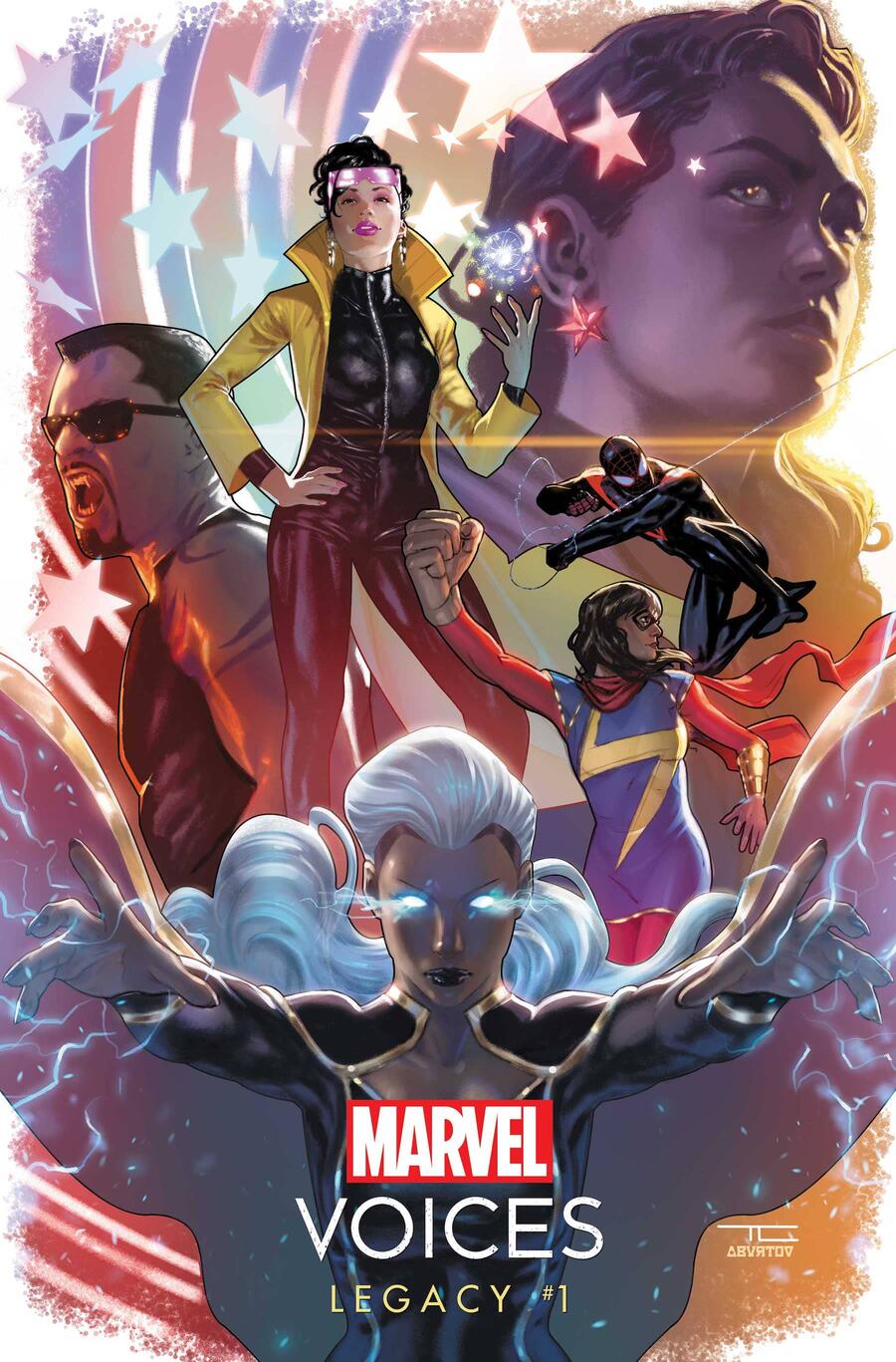 Marvel's Voices: Legacy #1, copertina di Taurin Clarke