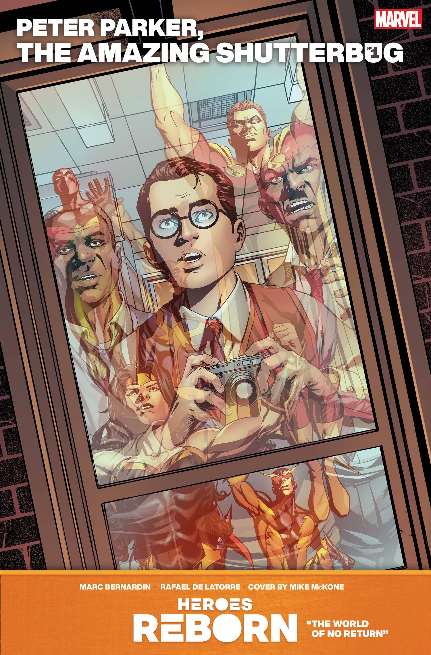 Heroes Reborn: Peter Parker, The Amazing Shutterbug #1, copertina di Mike McKone