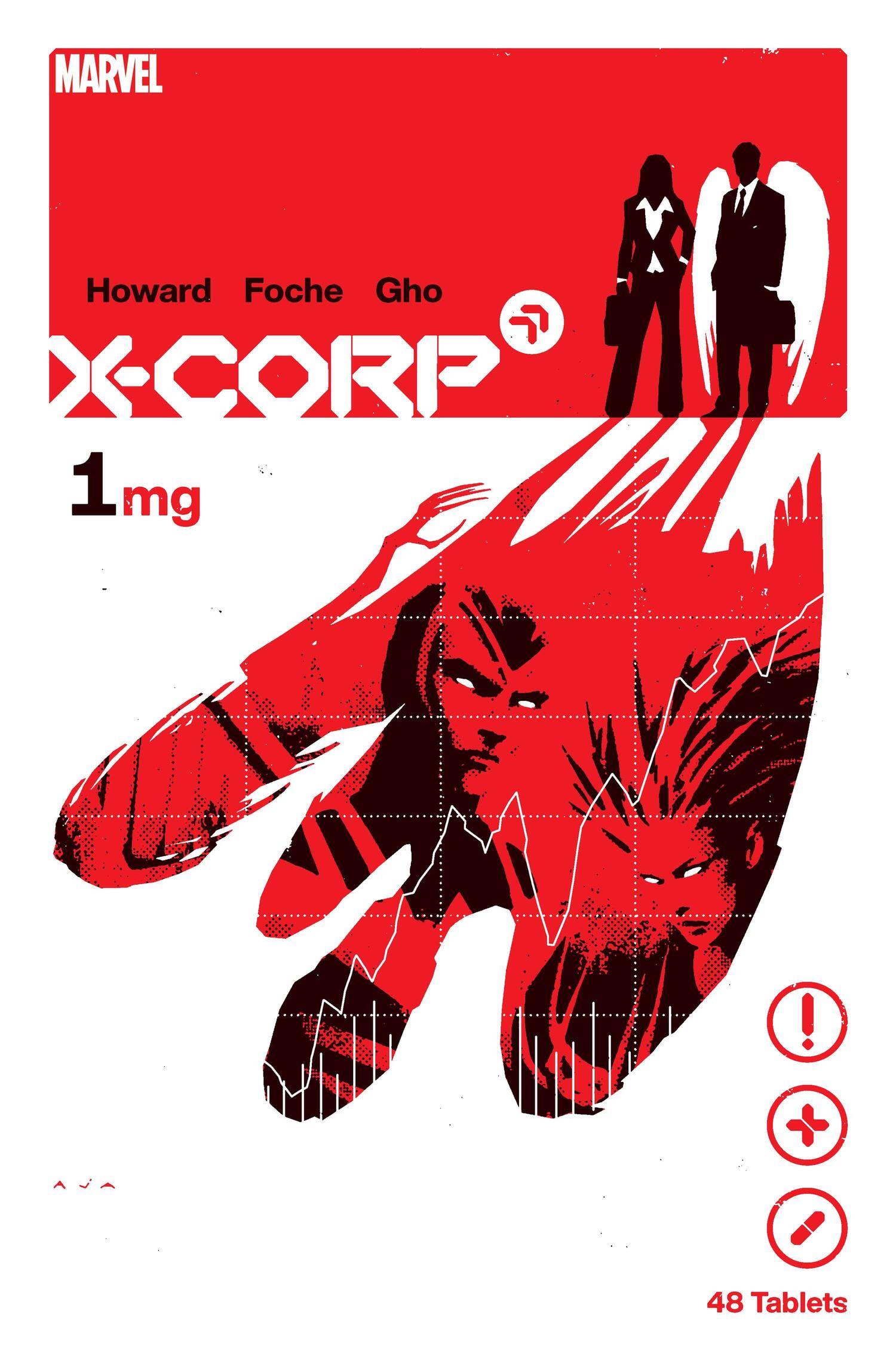 X-Corp #1, copertina di David Aja