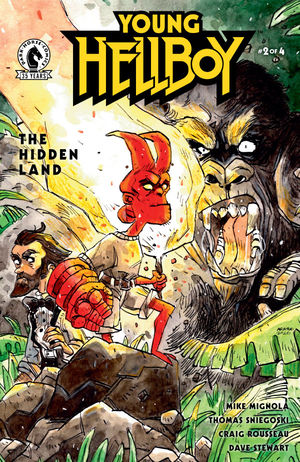 Young Hellboy: The Hidden Land #2, variant cover di Rachele Aragno