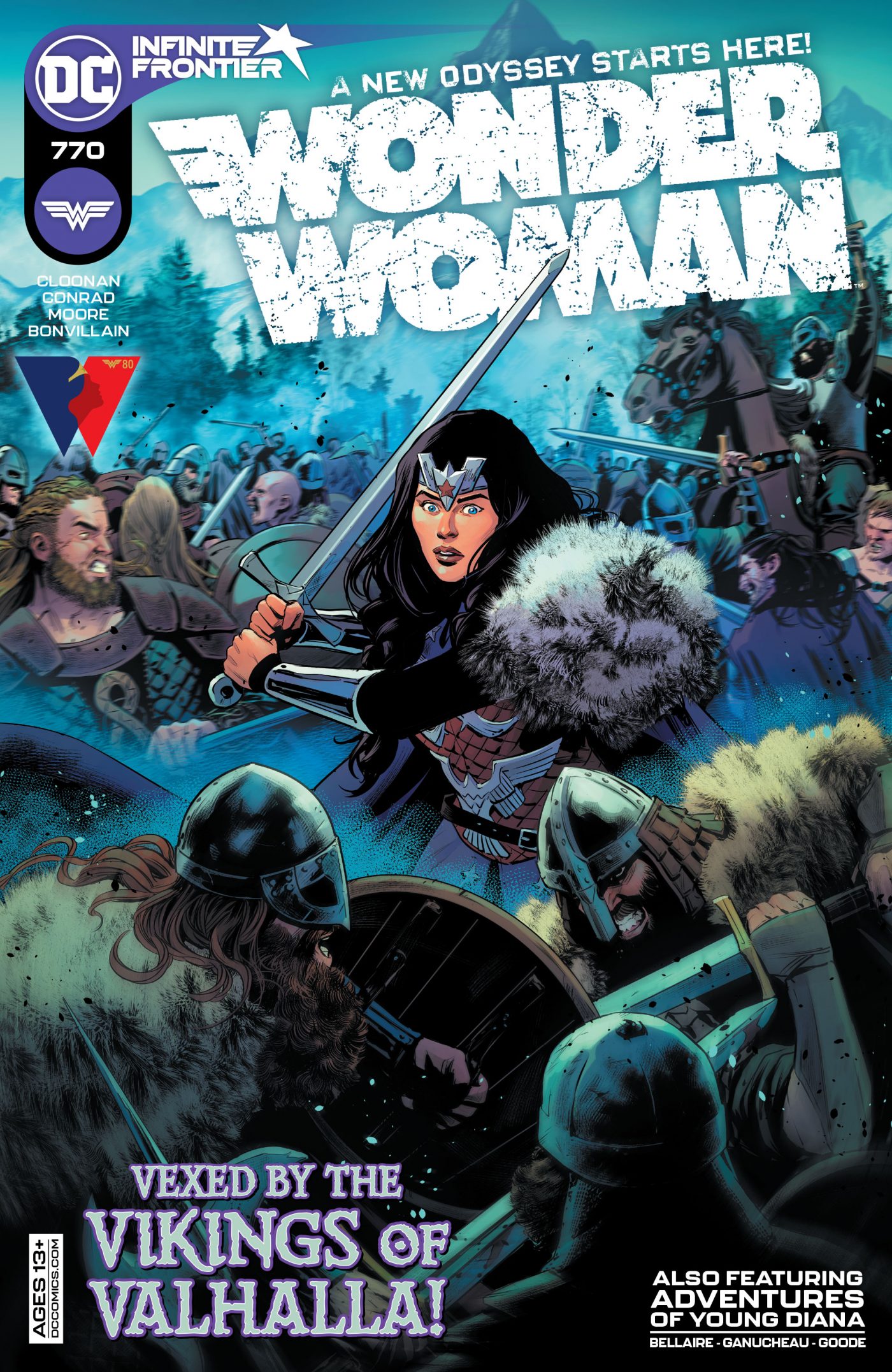 Wonder Woman #770, copertina di Travis Moore