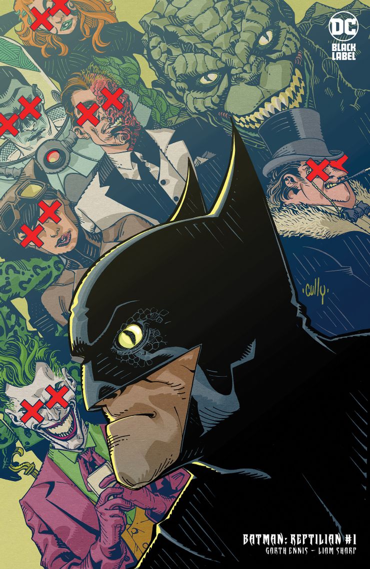 Batman: Reptilian #1, variant cover di Cully Hamner