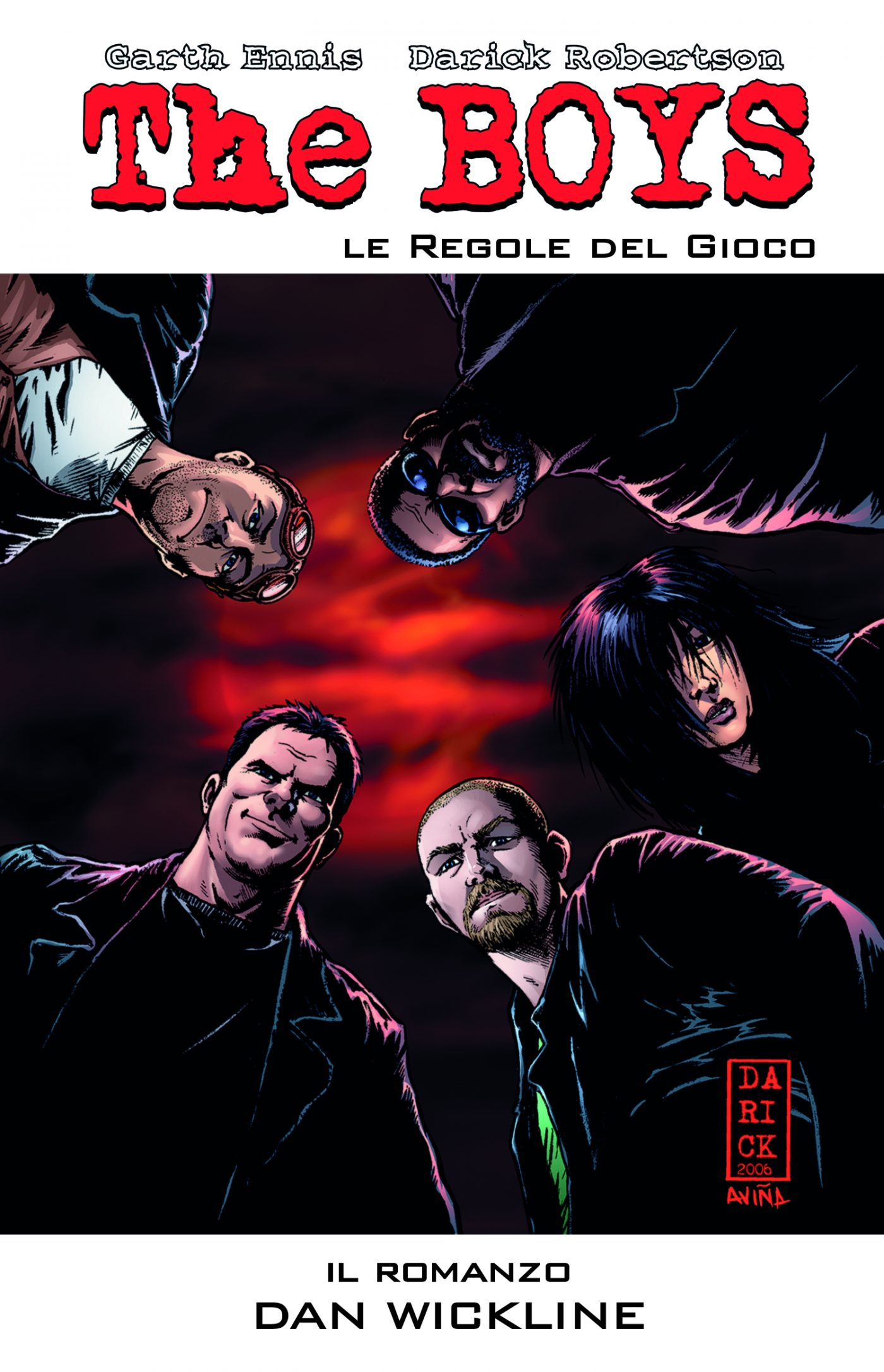 The Boys: Le regole del gioco, copertina di Darick Robertson