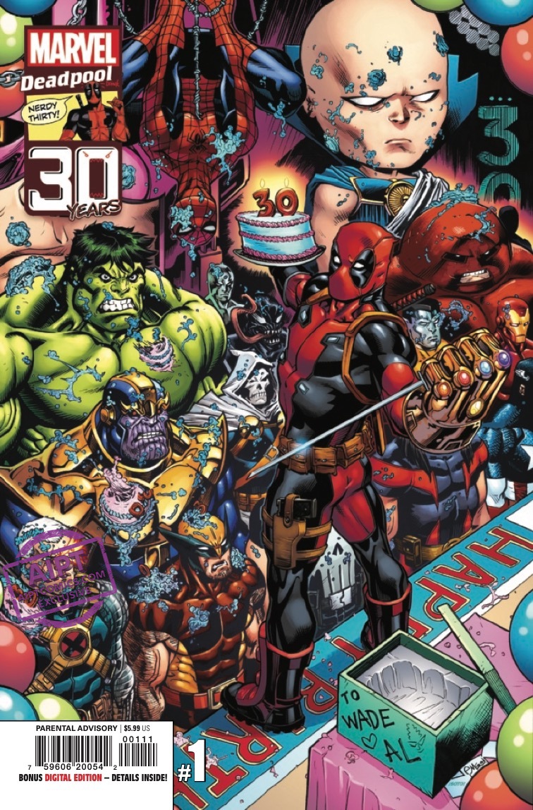 Deadpool Nerdy 30 #1, copertina di Ed McGuinness