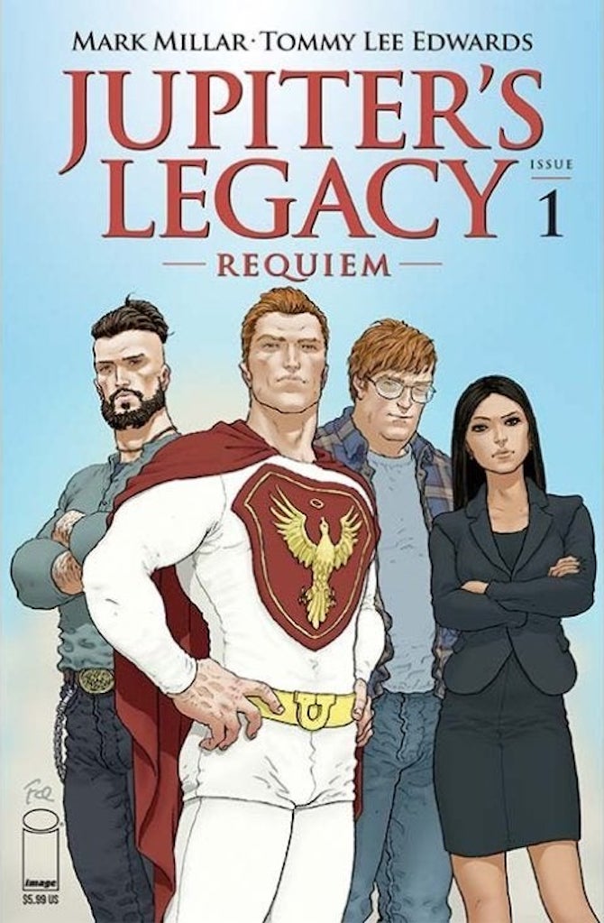 Jupiter's Legacy: Requiem #1, copertina di Frank Quitely